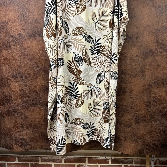 Brandi's Dress Out Loud House Dress Hawaiian Lounge Dress Large Flutter Sleeve - Picture 7 of 10